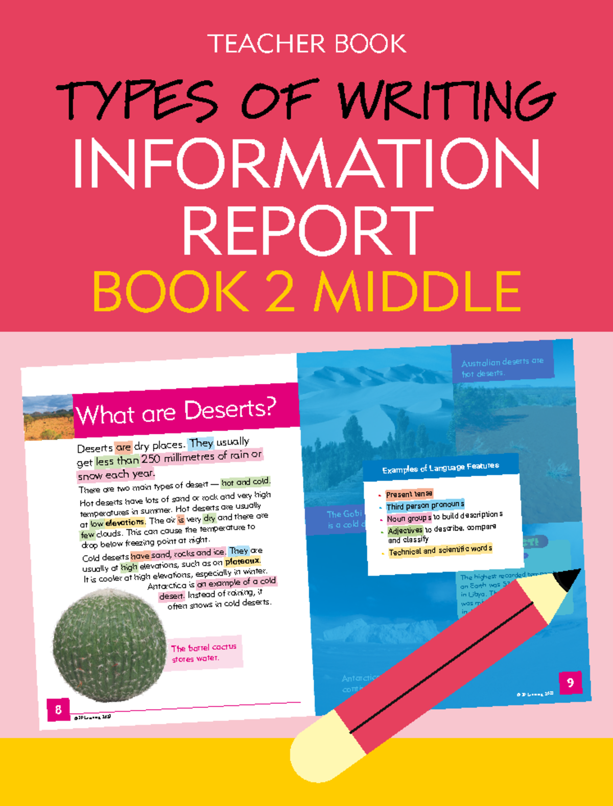 Grade 3 Types of Writing: Information Reports Teacher Book - Studocu