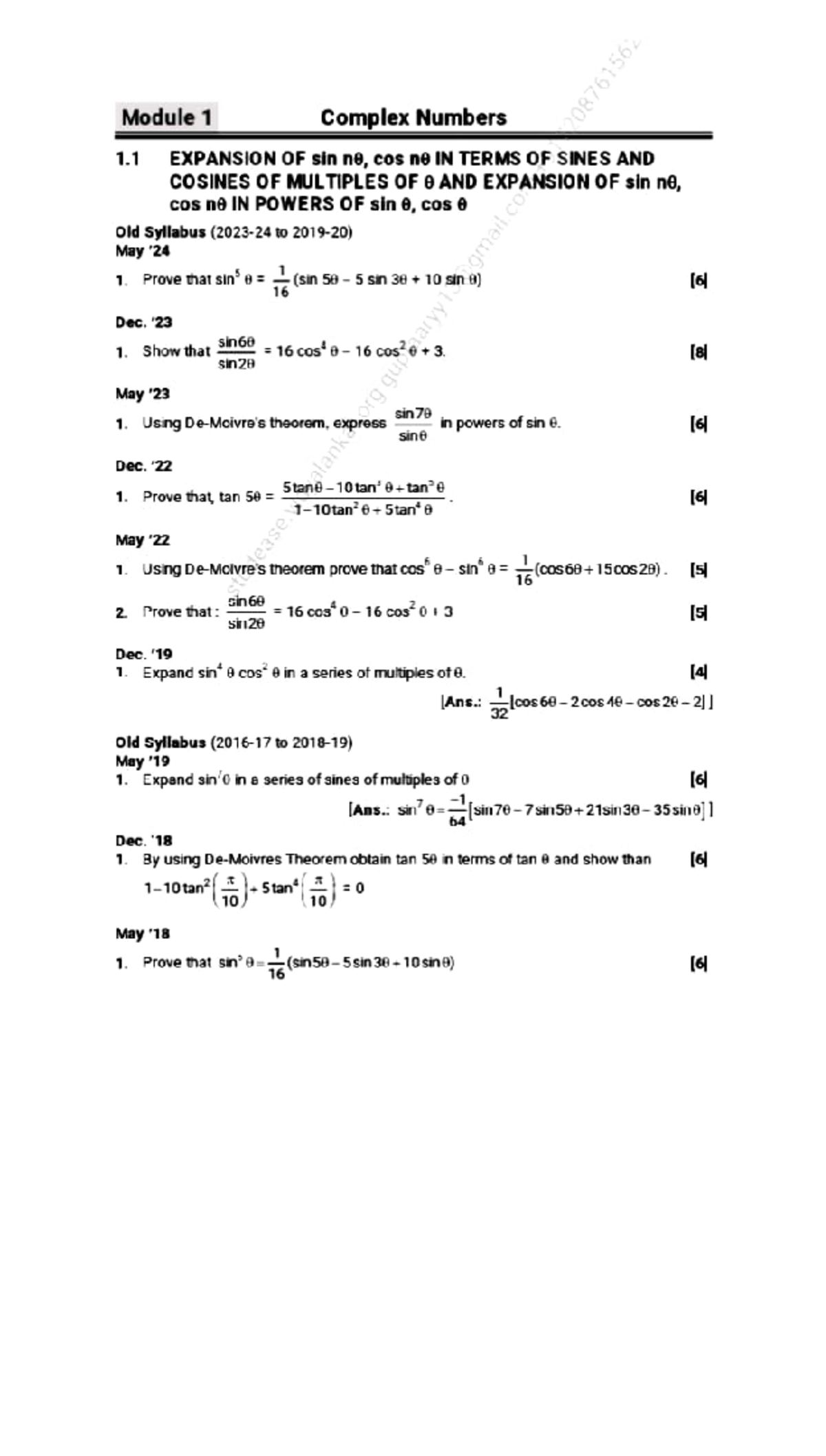 M1 208761562 Complex Numbers: Expansion & Proofs Notes - Studocu