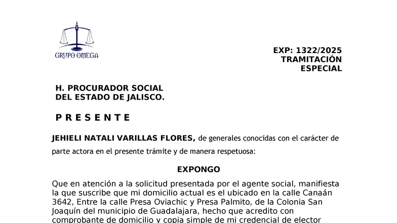 EXP: TRAMITACIÓN ESPECIAL H. PROC. SOCIAL DEL ESTADO DE JALISCO - Studocu