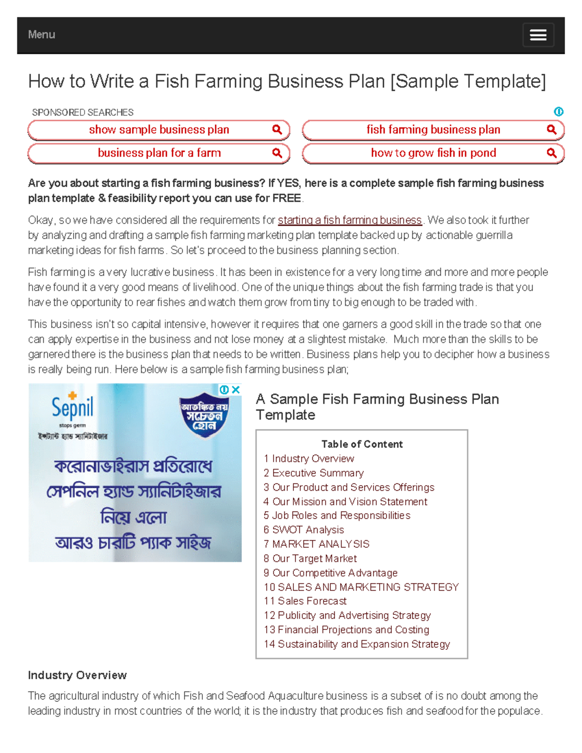 How to Write a Fish Farming Business Plan [Sample Template] Profitable ...