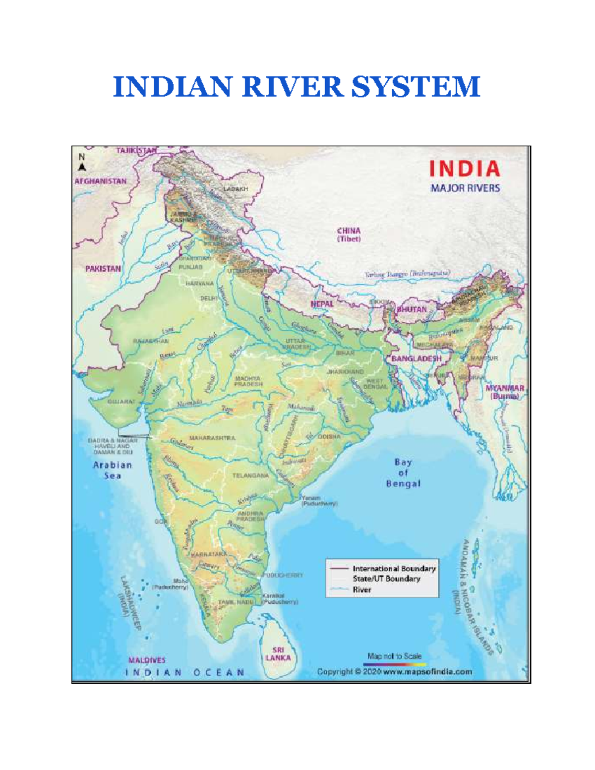 INDIAN RIVER SYSTEM: Overview of Major River Systems - Studocu