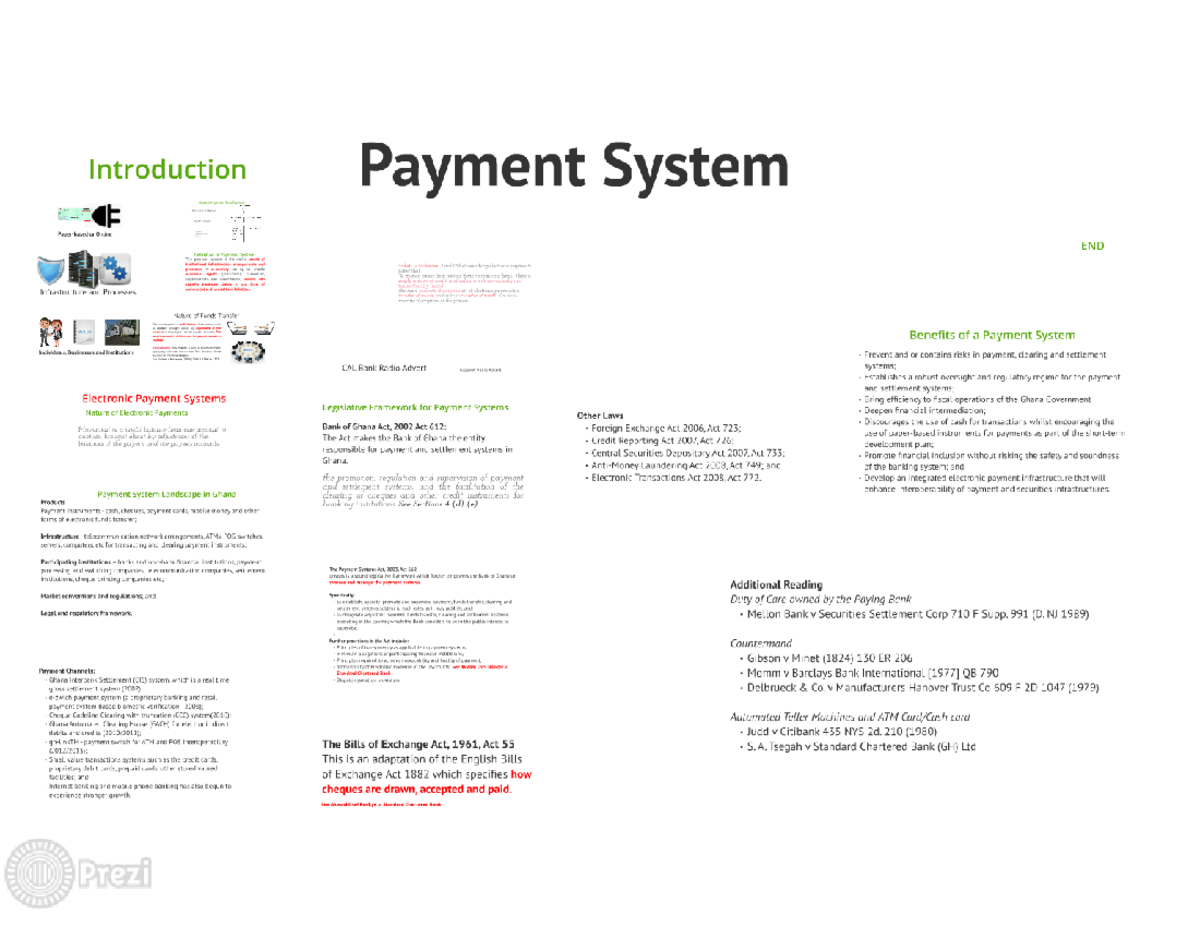 Payment Systems - Promote financial inclusion without risking the ...