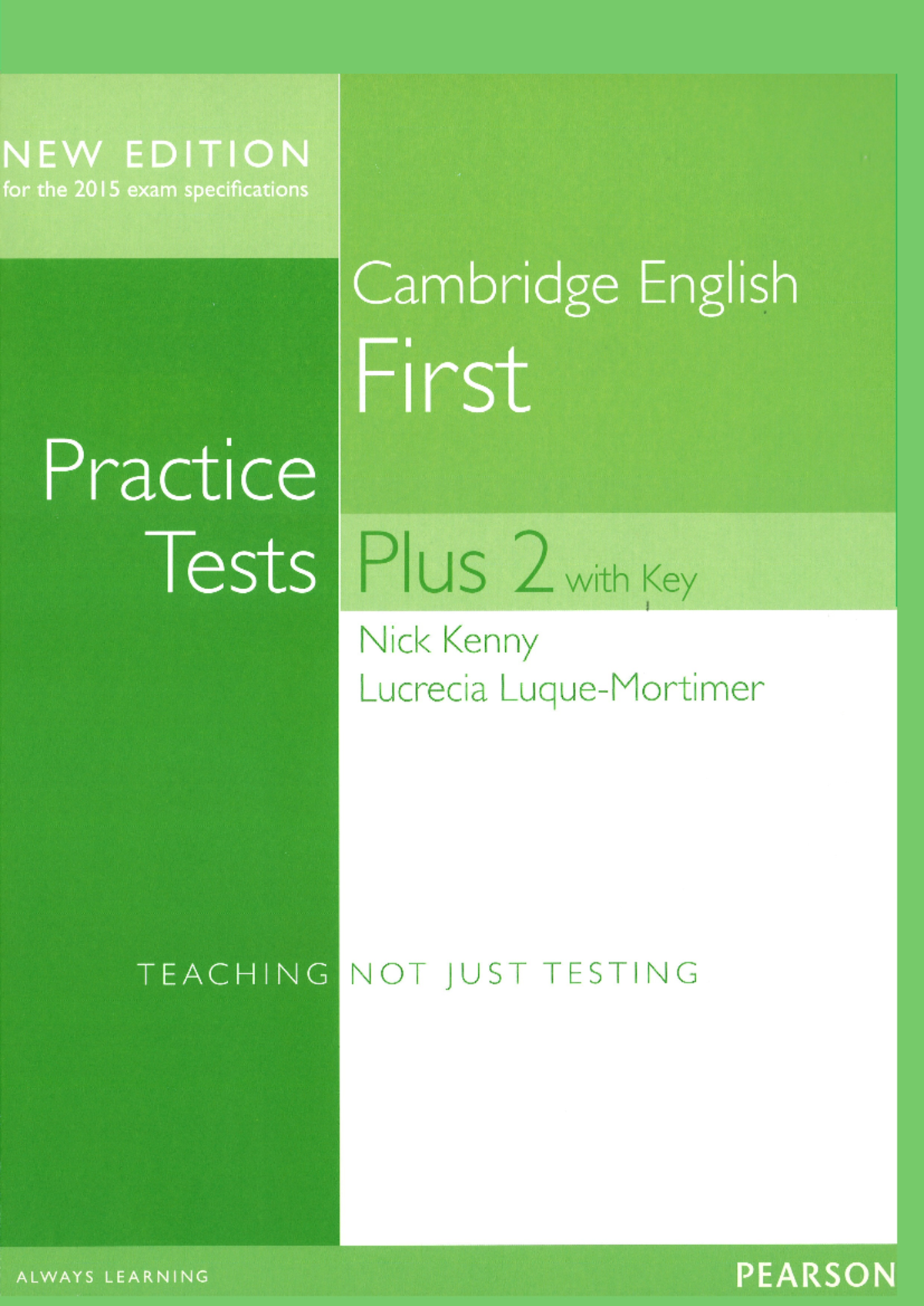 FCE Practice Tests Plus 2015 - Comprehensive Study Guide - Studocu
