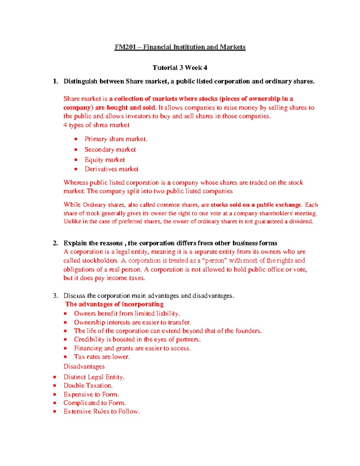 Week 3 Tutorial Solutions - WEEK 3 (UNIT 2) - TUTORIAL SOLUTIONS REVIEW ...