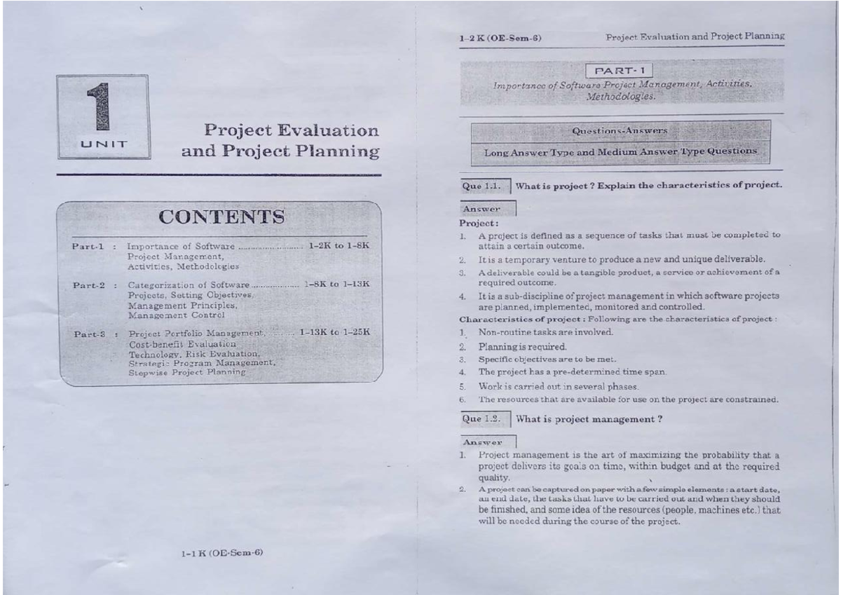 Project Evaluation and Planning: Key Concepts in Software Project ...