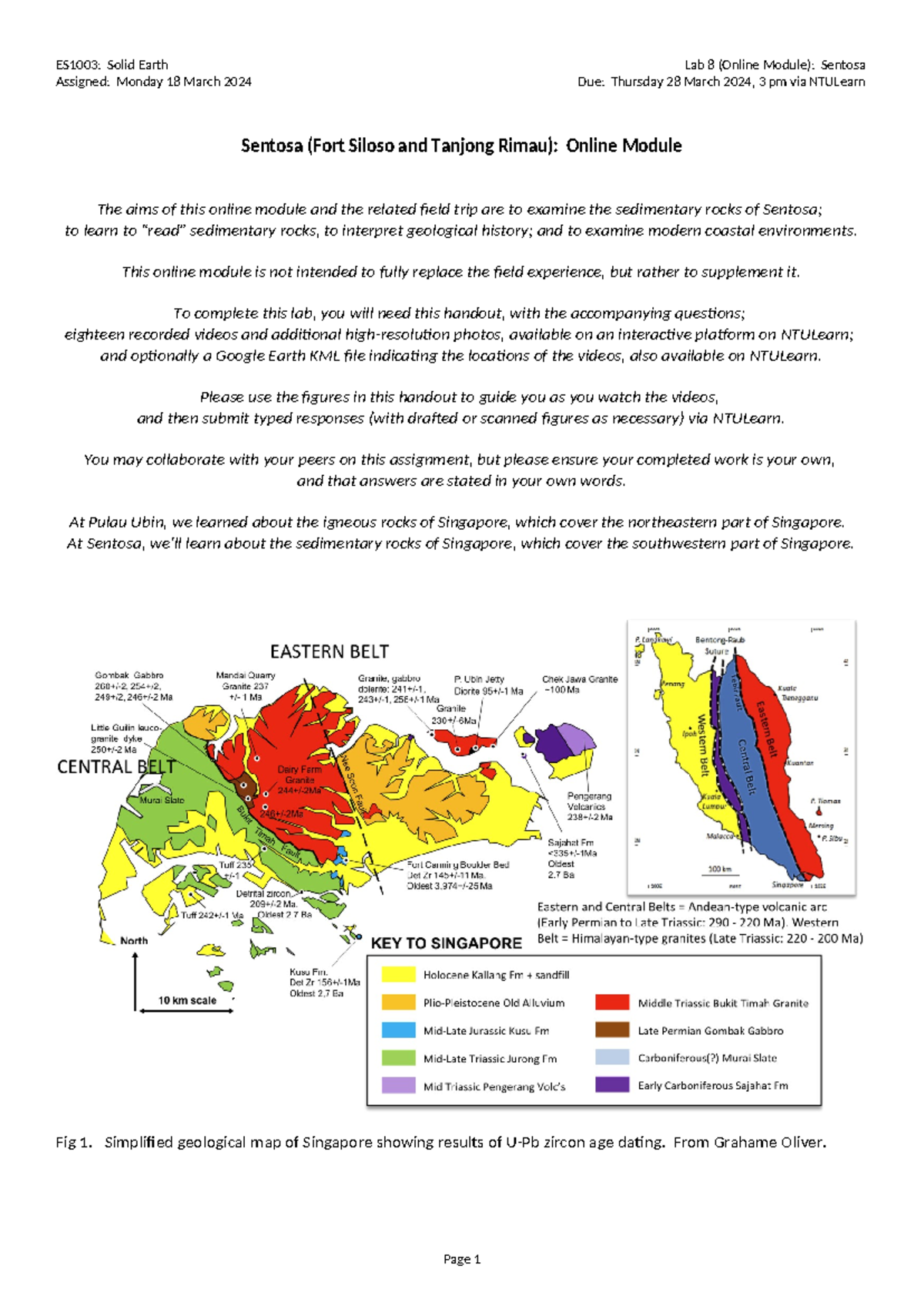 ES1003 2024 Lab08 Geological Analysis of Sentosa's Sedimentary Rocks ...