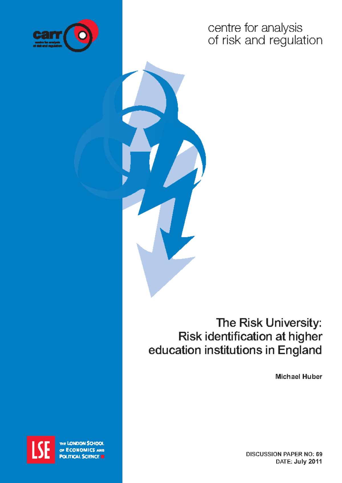 Risk Management in English Universities: Identifying Academic Risks ...