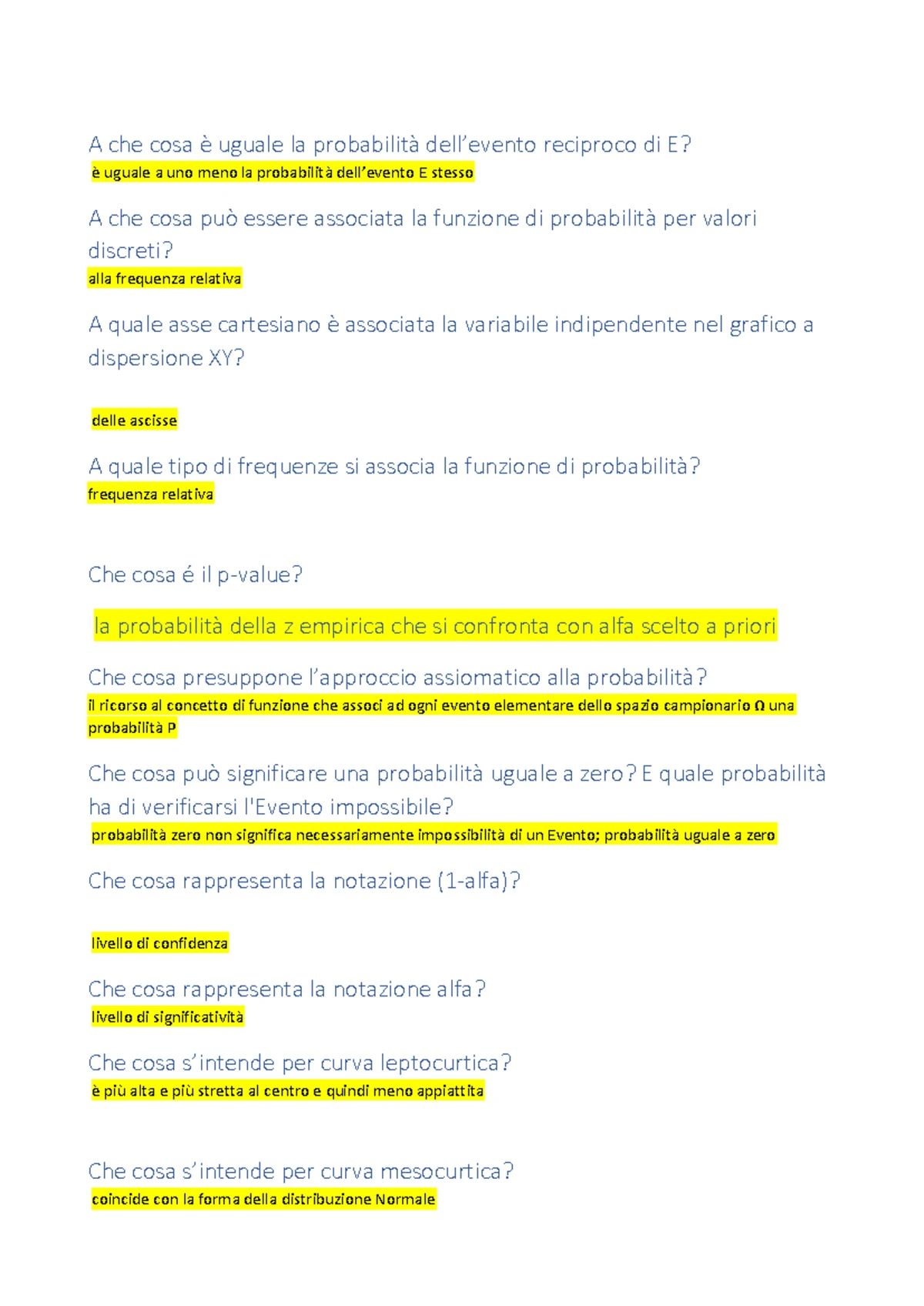 Risposte alle domande di esame Fisica tecnica