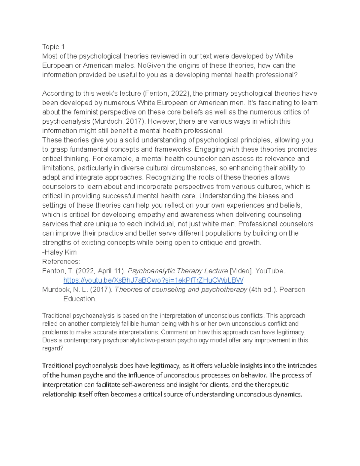 CNL-500: Solution-Focused Therapy Overview and Case Study Analysis ...