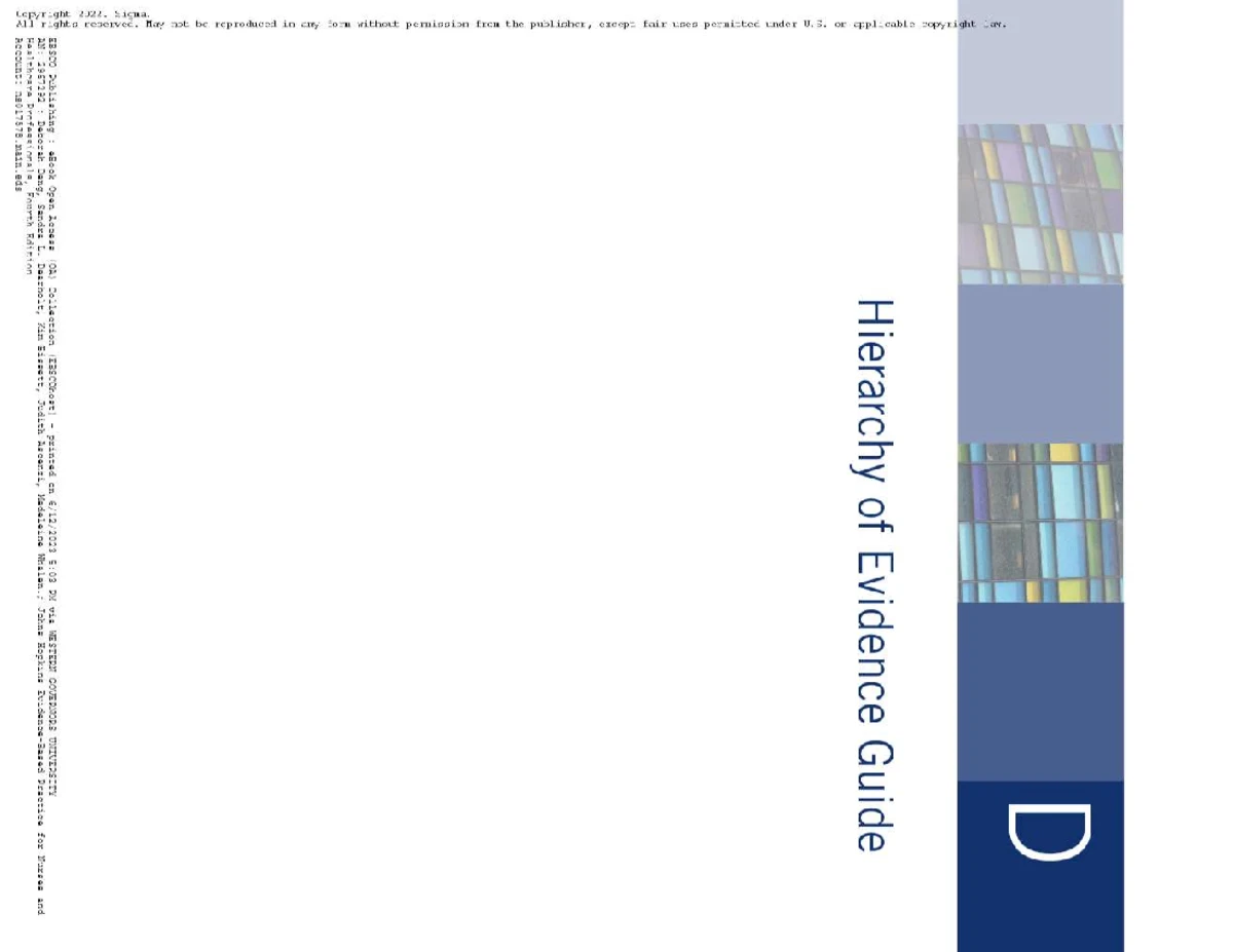 Appendix H: Synthesis & Recommendations Tool for EBP Questions - JHUPN ...