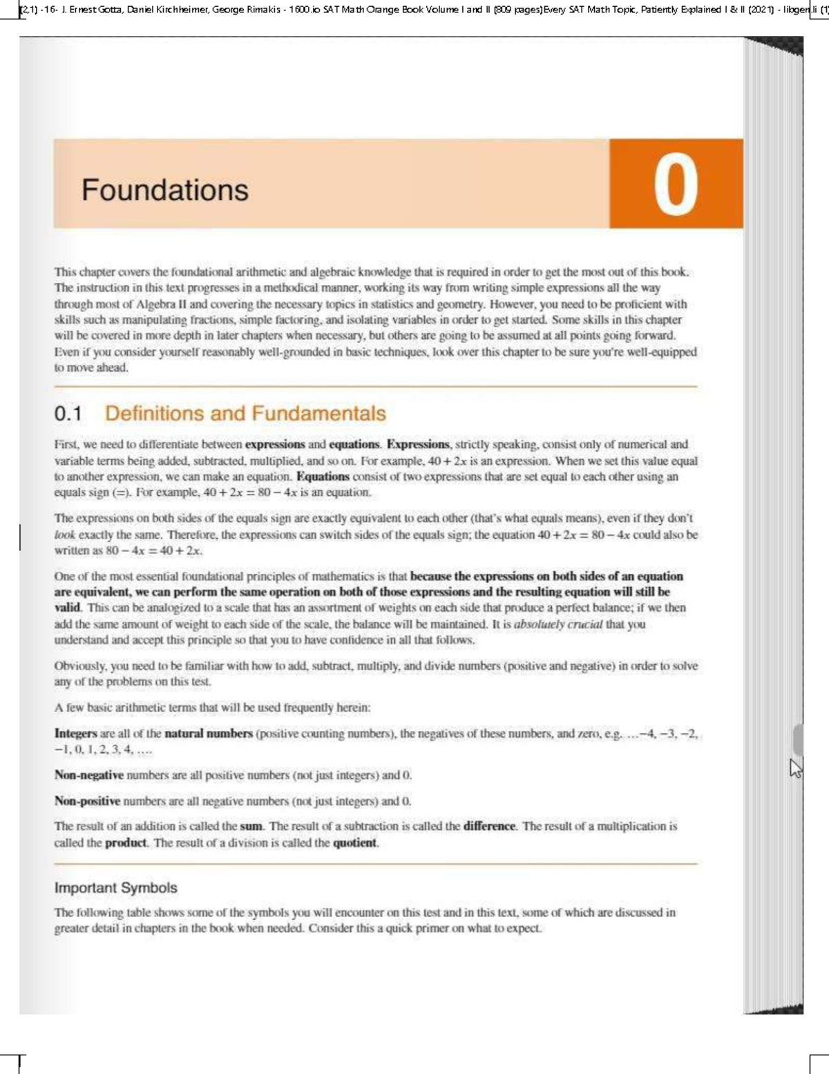 (2,1) SAT Practice Material: Comprehensive Guide to Math Topics - Studocu