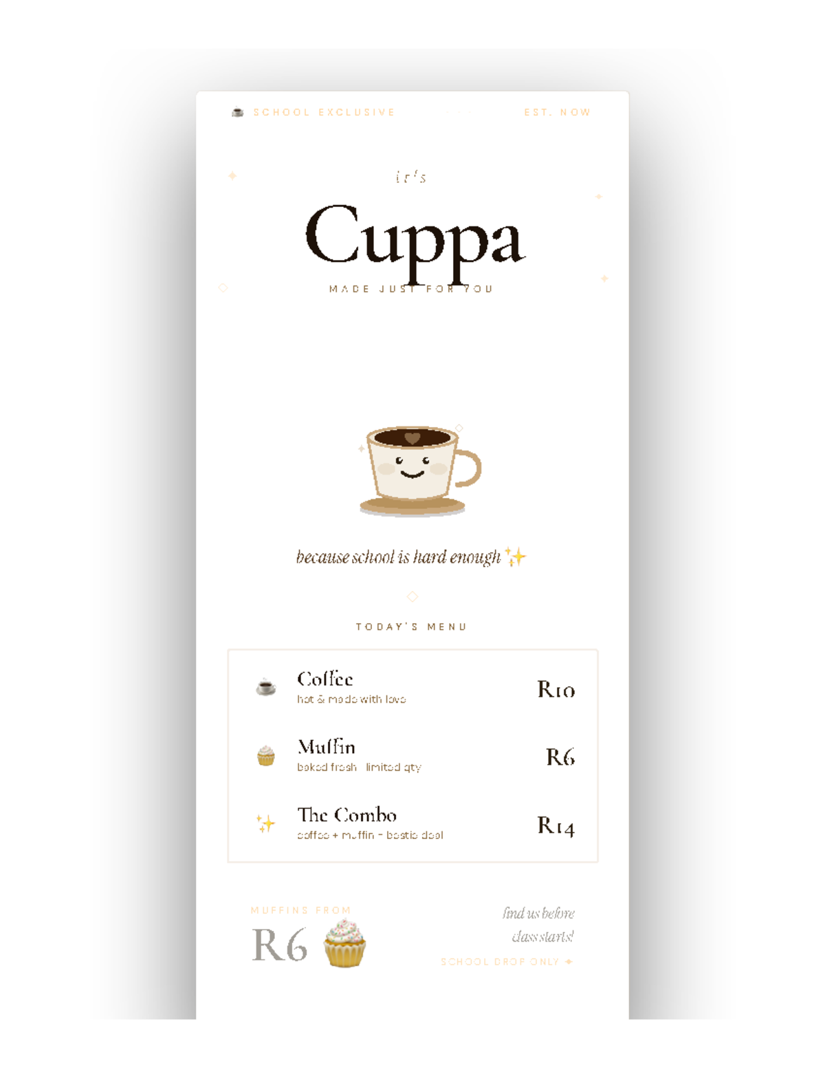 Cuppa-poster - You can use these increase you arsenal, educational ...