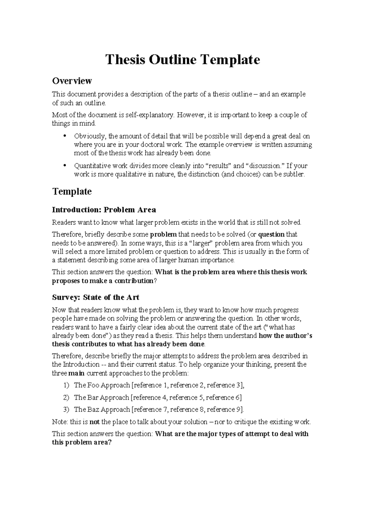 Thestemp - N/a - Thesis Outline Template Overview This document ...