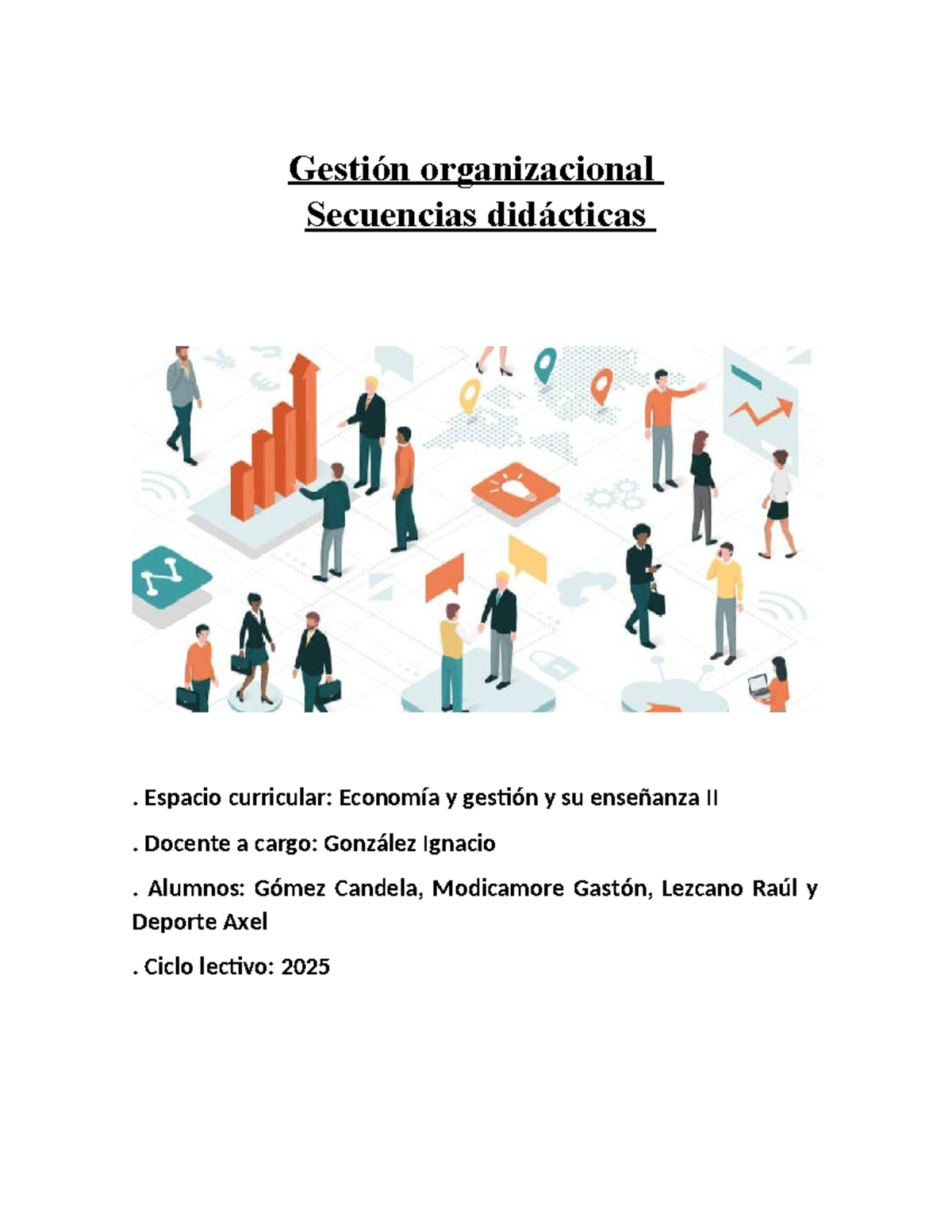 Gestión Organizacional: Secuencias Didácticas para 5to Año - 2025 - Document Preview