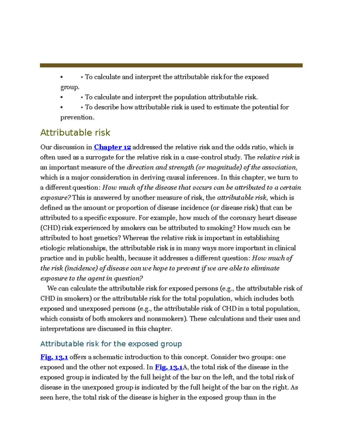 Attributable Risk and Relative Risk in CHD: A Comprehensive Analysis ...