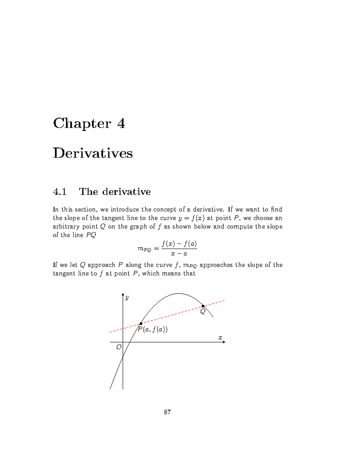 MATH1038A Lecture Notes (5)-93-112 - Chapter 4 Derivatives 4 The ...