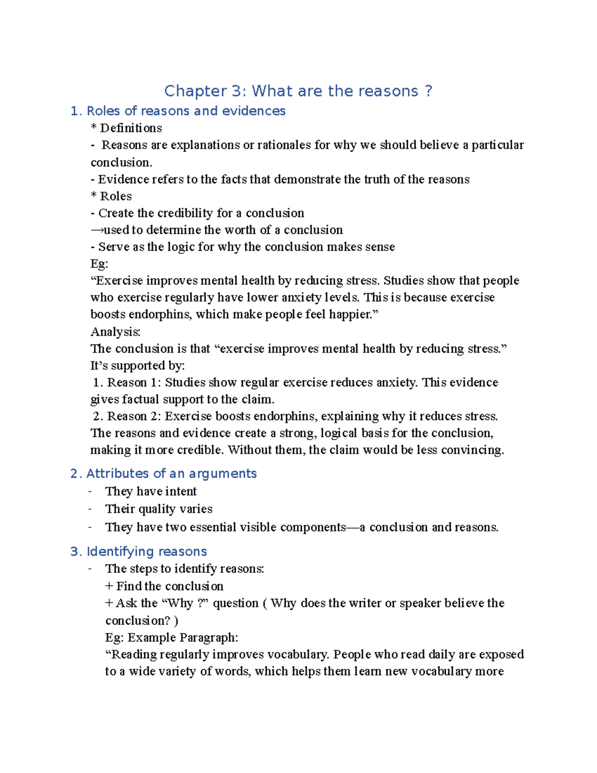 Chapter 3 - What are the reasons - Chapter 3: What are the reasons ...