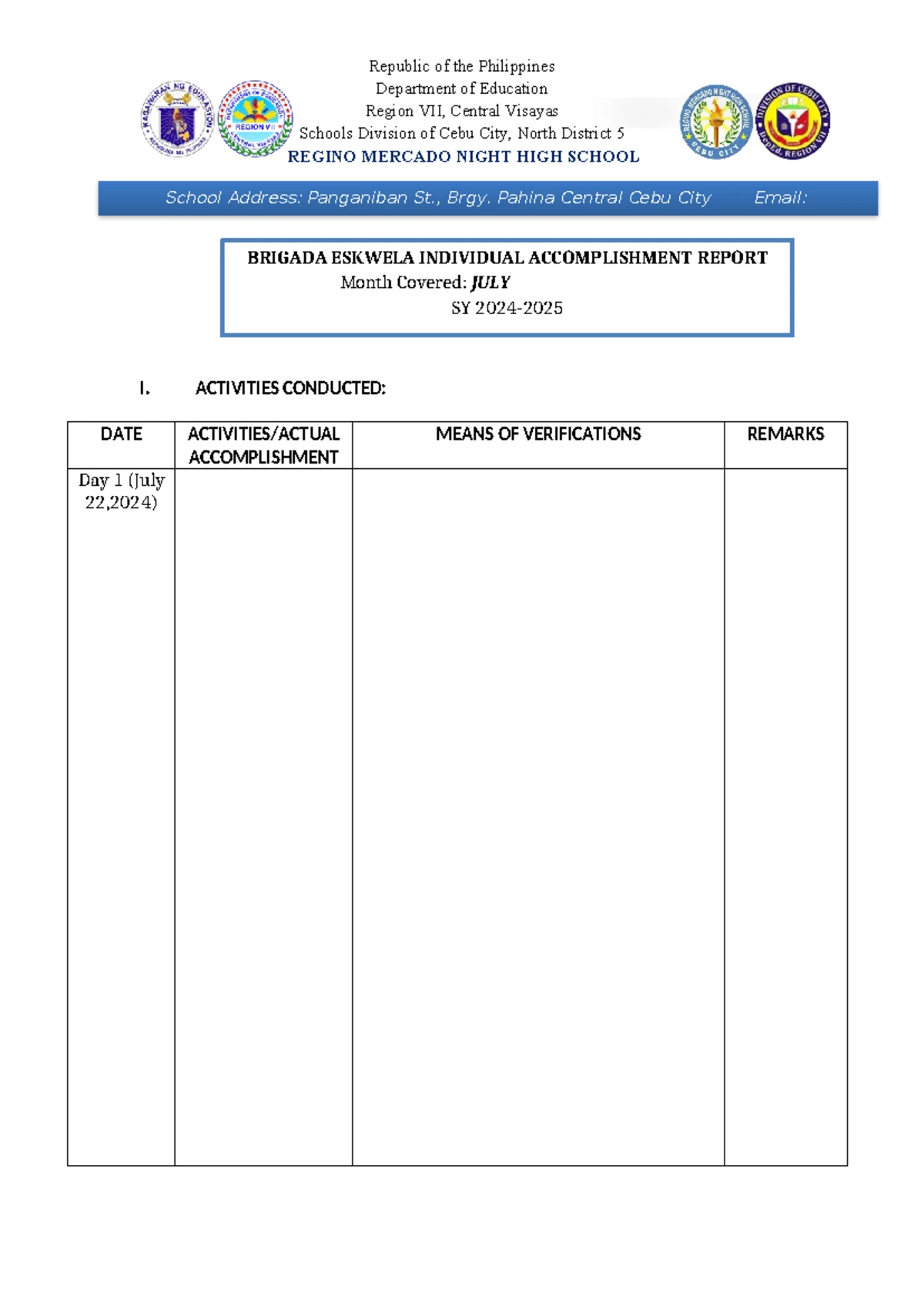Survey-Form - Comprehensive Survey Form: Interest in Senior’s Ball ...