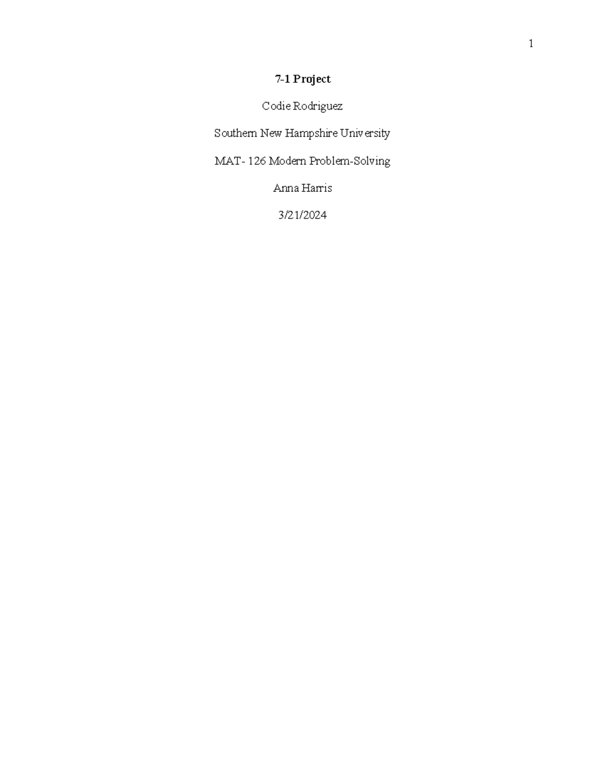 MAT-126 Final Project: Financial Wellness Presentation Analysis - Studocu