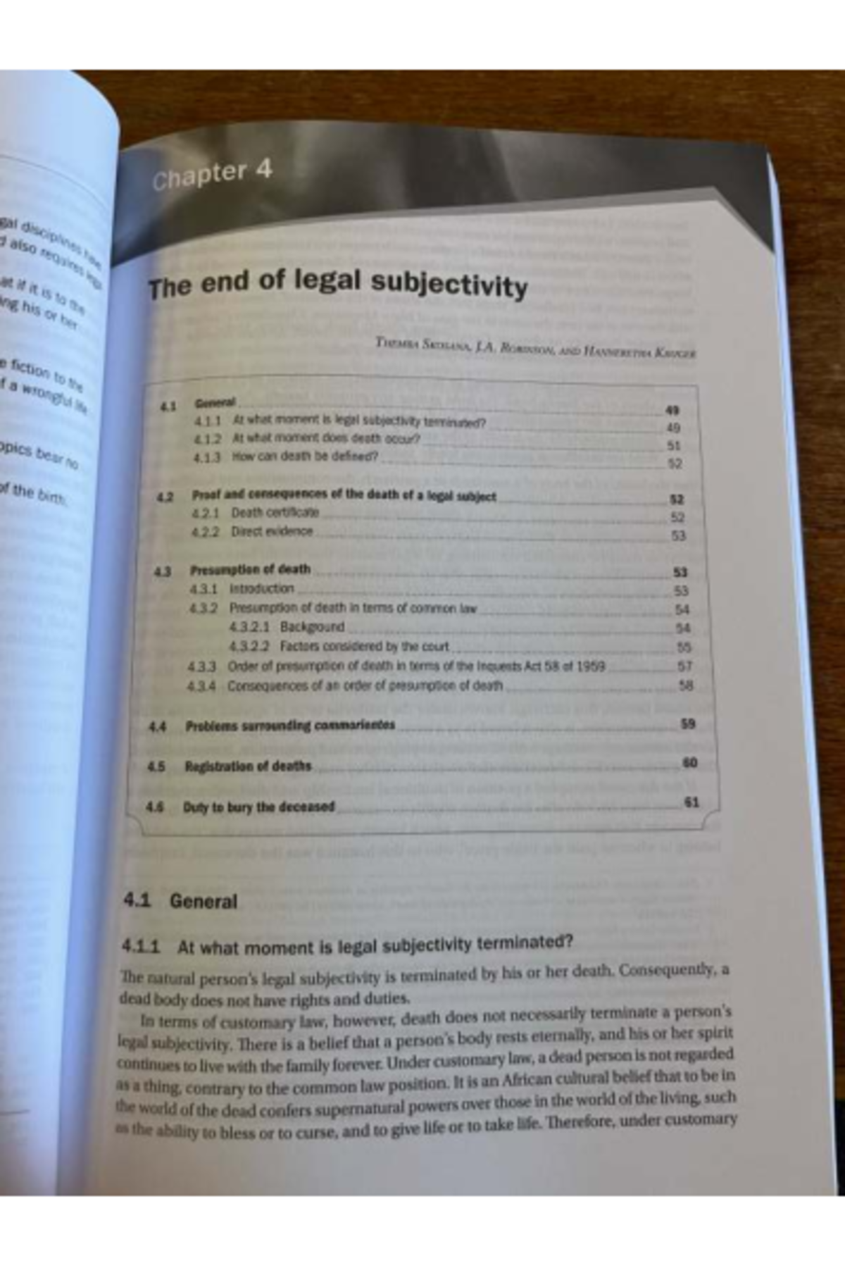 Chapter 4: The End of Legal Subjectivity in South African Law - Studocu