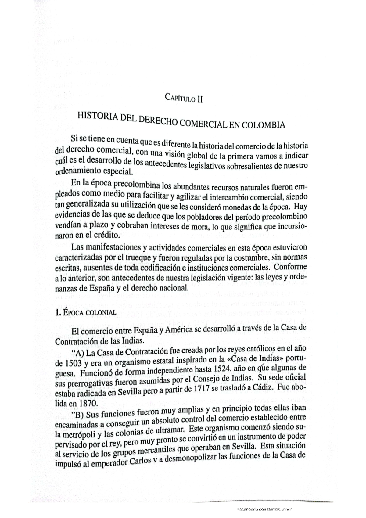 Historia del Derecho Comercial en Colombia: Un Análisis Detallado - Document Preview