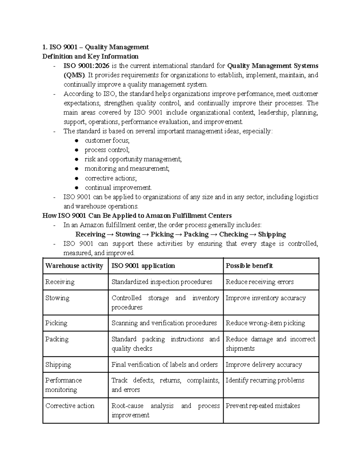 ISO 9001 & ISO 14001: Quality & Environmental Management Insights - Studocu