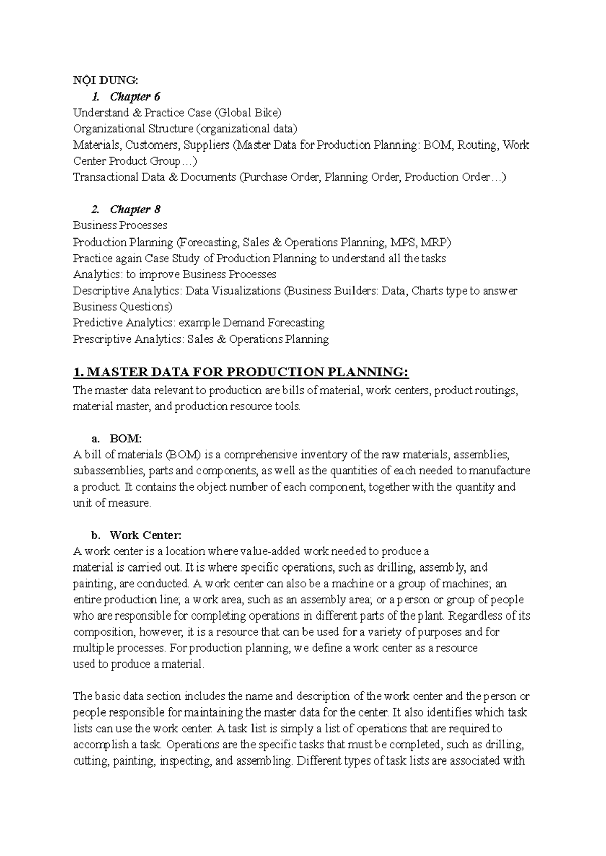 Manage Information System Final Note - NỘI DUNG: Chapter 6 Understand ...