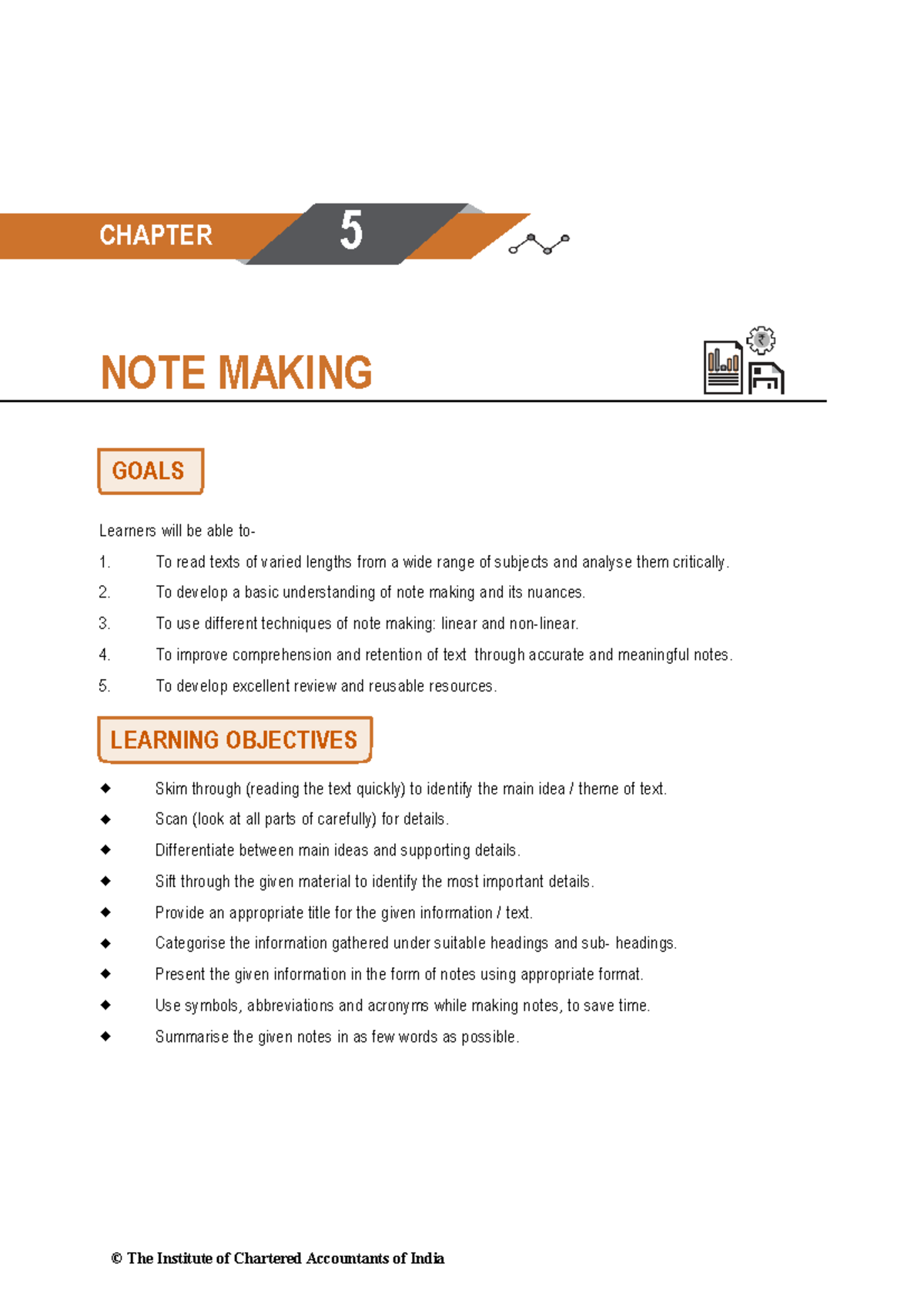 ICAI 5: Note Making Techniques and Strategies for Effective Learning ...