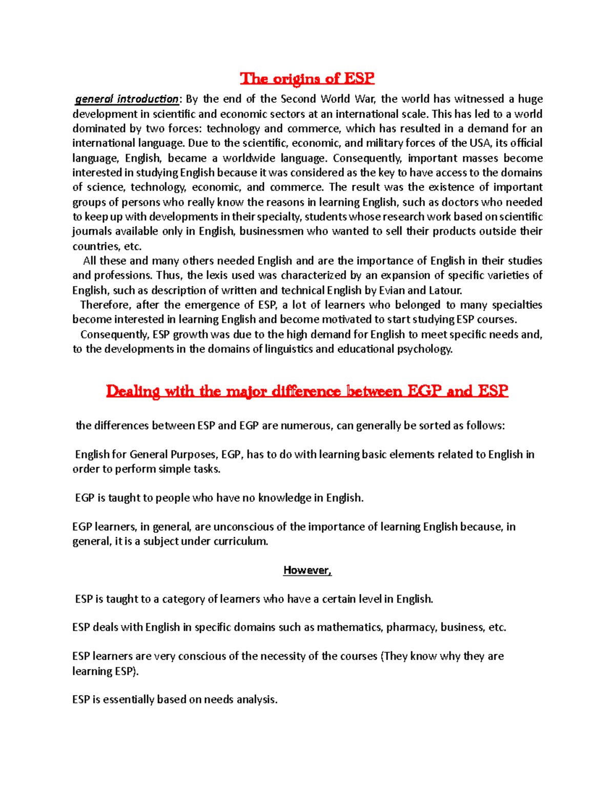 Advanced Foundations of ESP: Understanding Its Origins and Importance ...