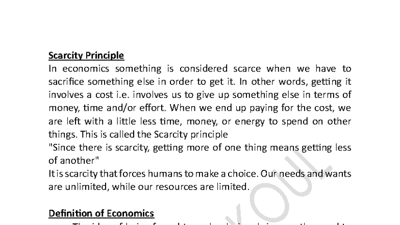 Complete Macro and Micro Economics Notes (ECO101) - Studocu