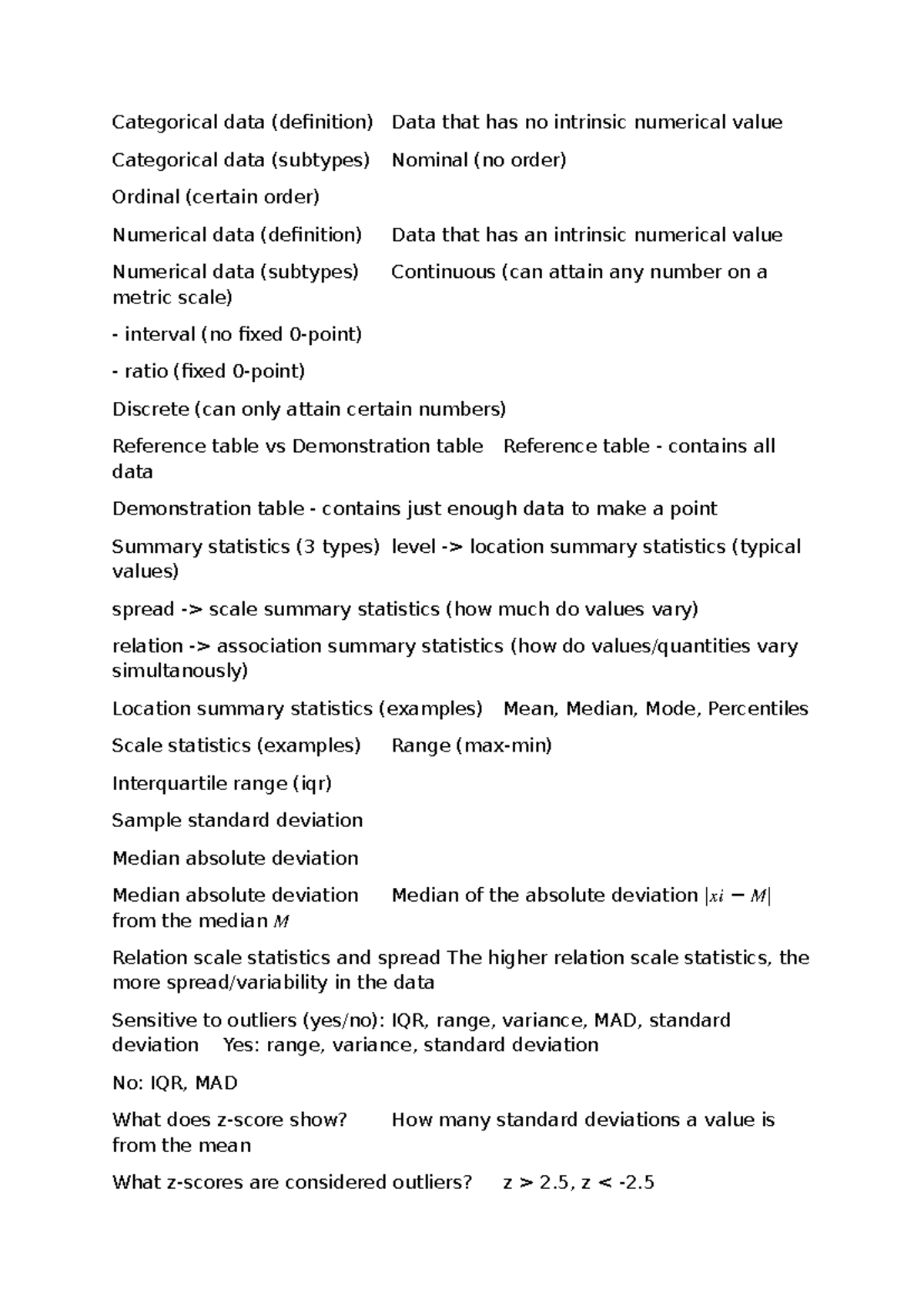 DA Lecture 1: Understanding Categorical and Numerical Data Concepts ...