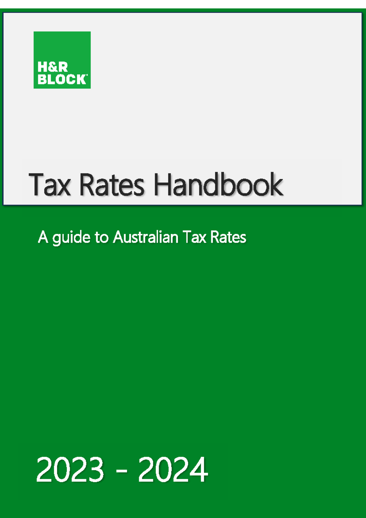 2024 Tax Rates Handbook: Comprehensive Guide to Australian Tax Rates ...