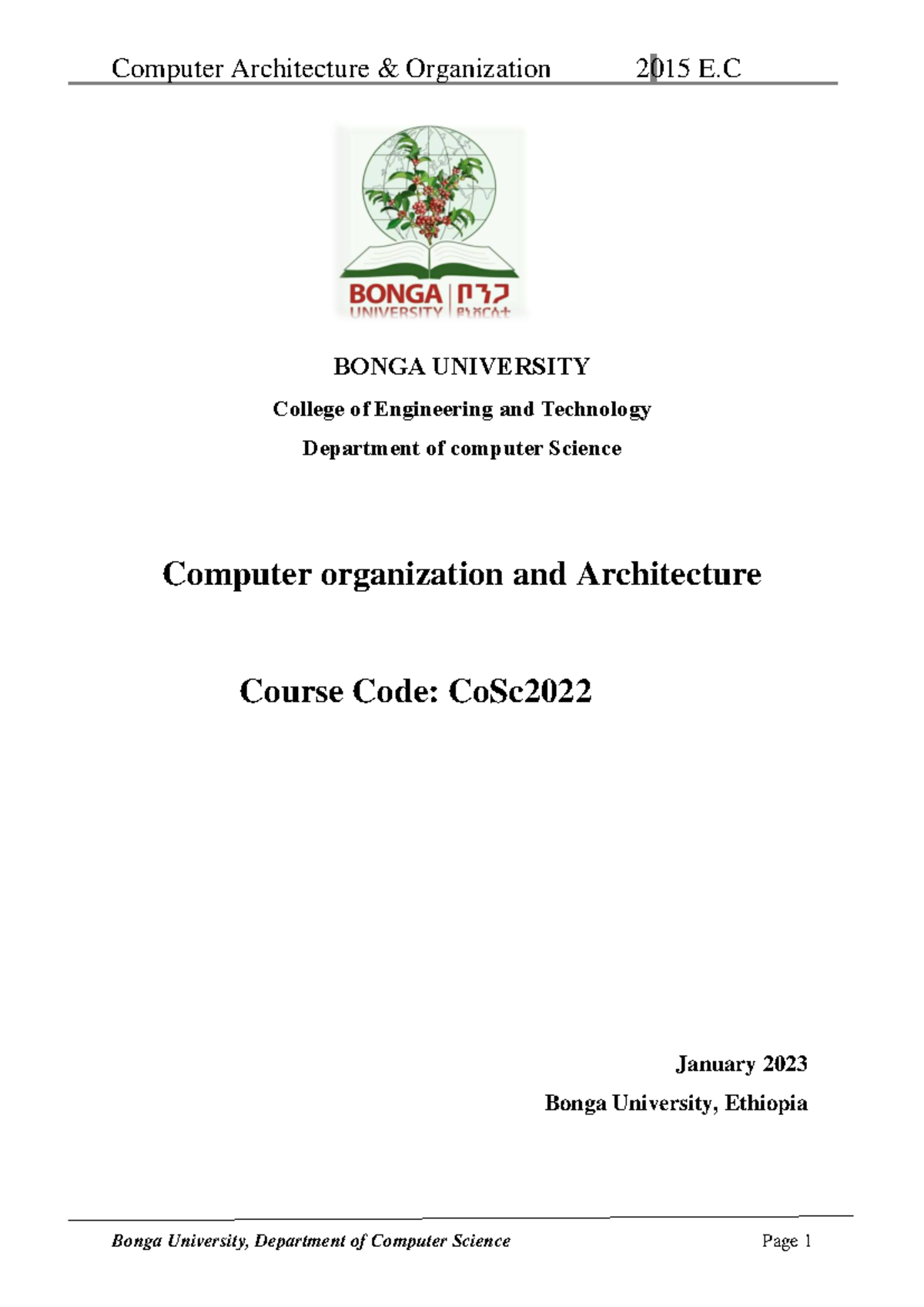 4. Computer Organization AND Architecture edited - Computer ...