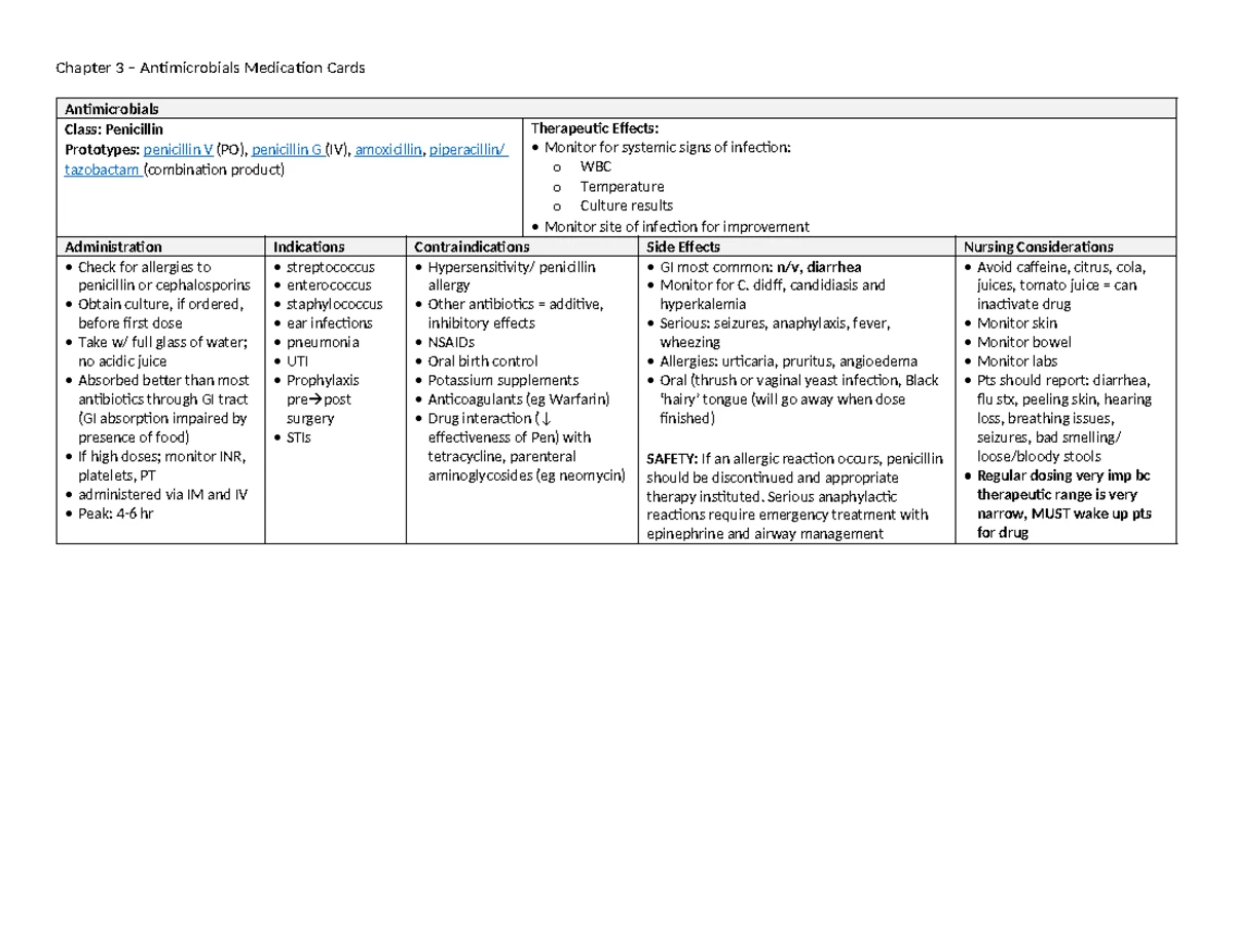 N109 Final Exam Notes: Key Medications and Patient Education - Studocu