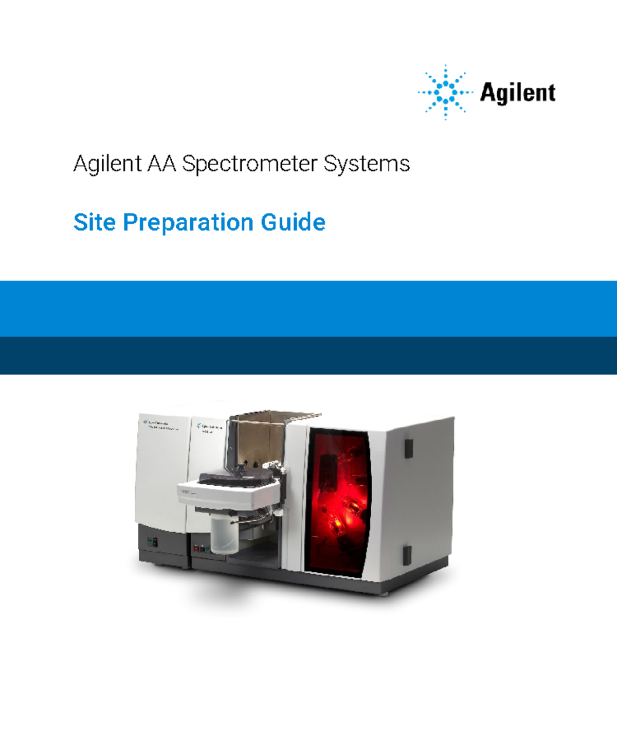 Agilent AA Spectrometer Systems Site Preparation Guide (Part No ...