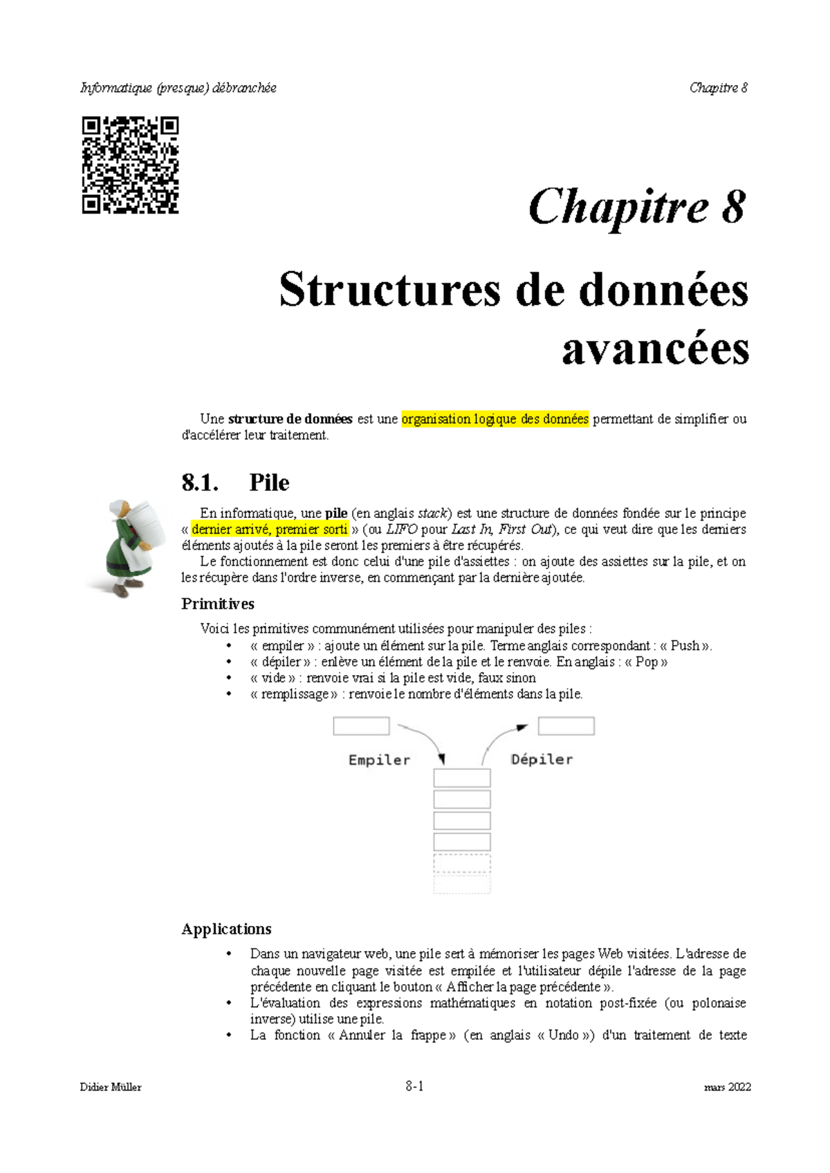 Structures - merci - Informatique (presque) débranchée Chapitre 8 ...