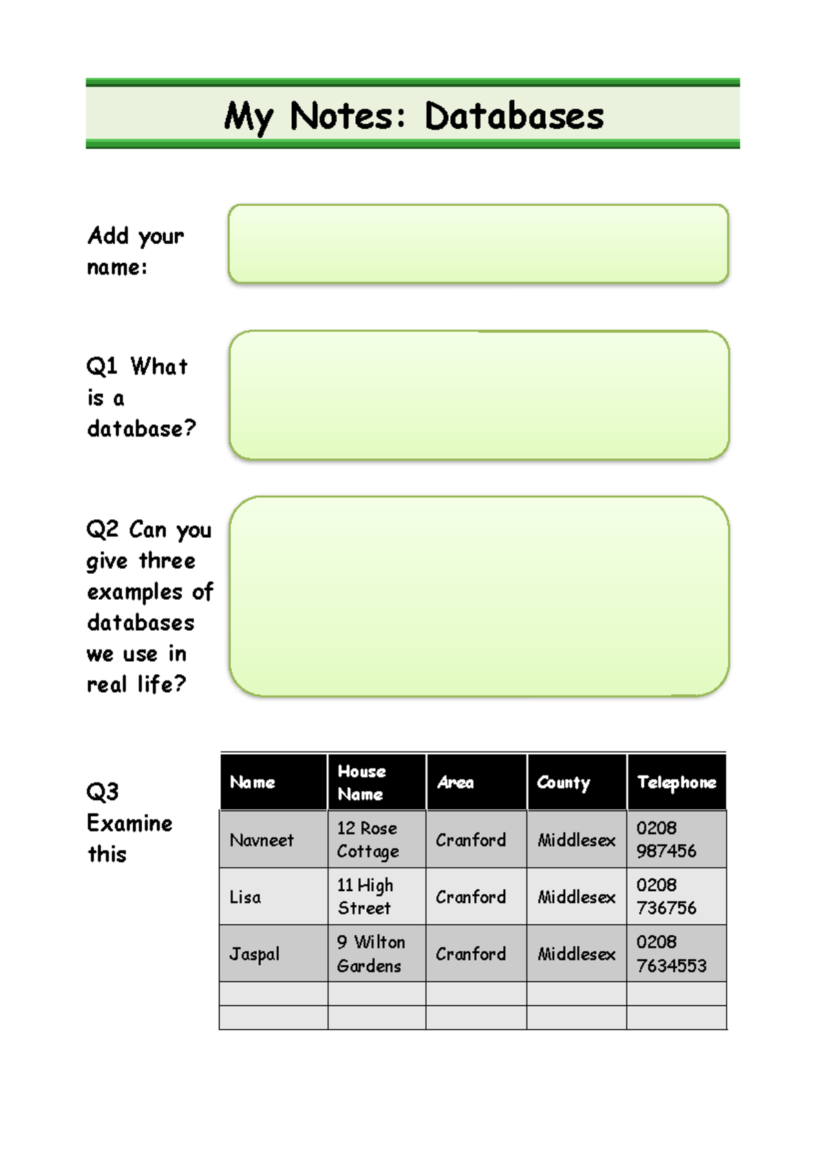 Databases: Key Concepts and Examples - Course Notes - My Notes ...