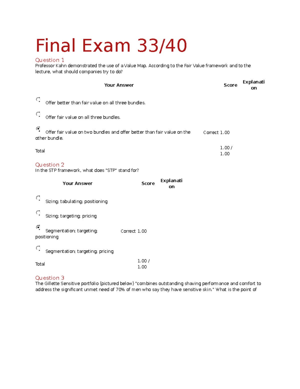 Final Exam Study Guide for Marketing (MKT 101) - Studocu