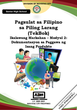 ESP 10-Q4-Module 1 - EsP 10 Quarter 4 Module 1 - Edukasyon sa ...