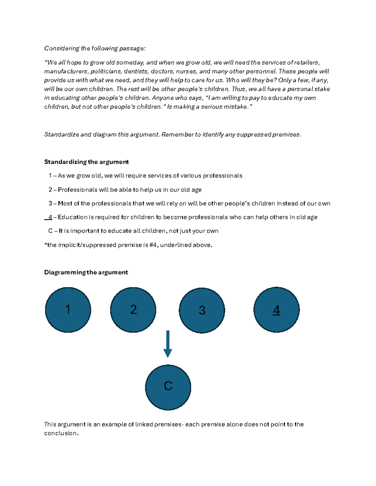 Phil2 - A2 Practice: Analyzing and Diagramming Arguments - Studocu