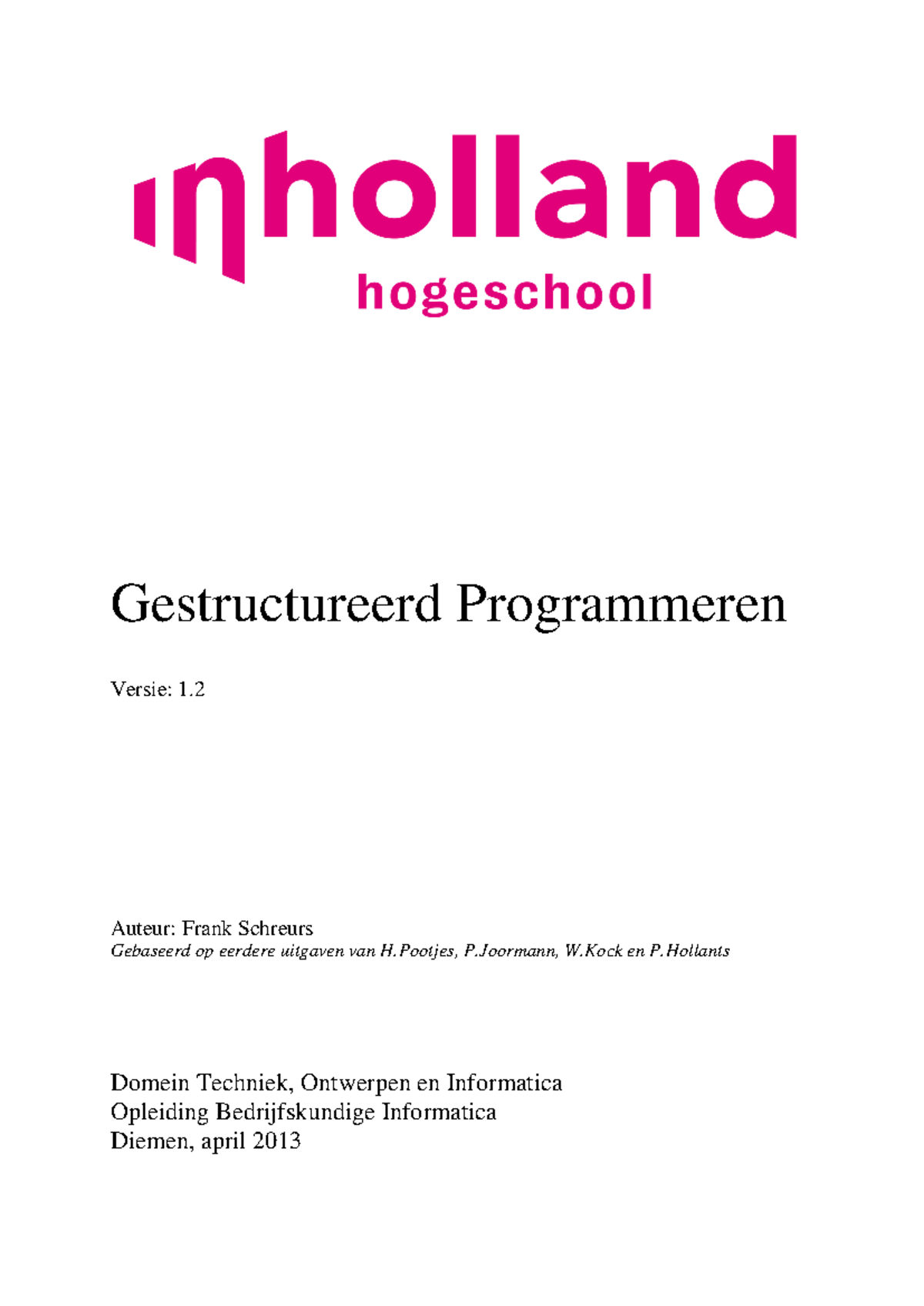 C# Syllabus: Inleiding tot Programmeerconcepten en Variabelen - Studeersnel
