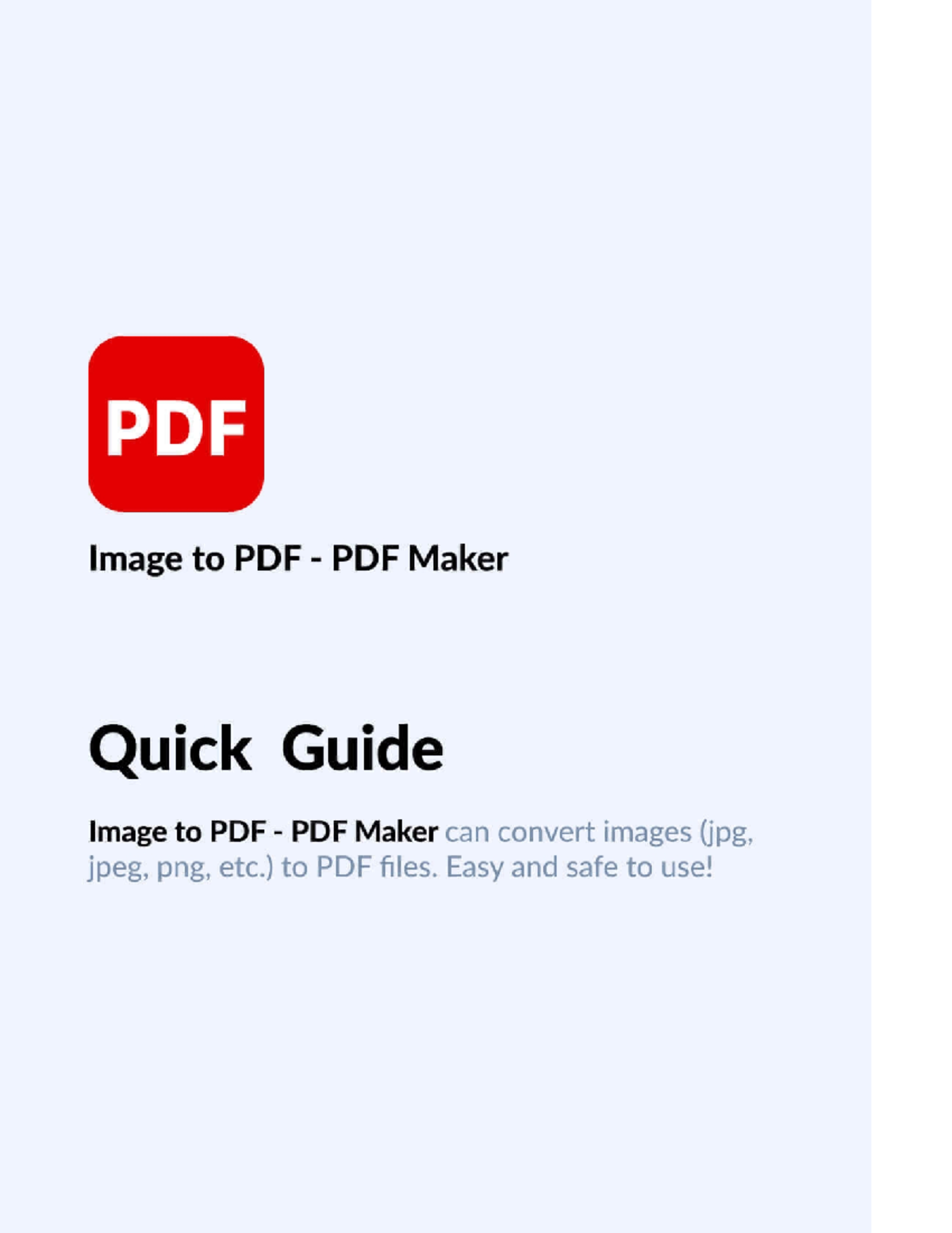 Image to PDF PDF Maker Quick Guide: Convert Images Easily - Studocu
