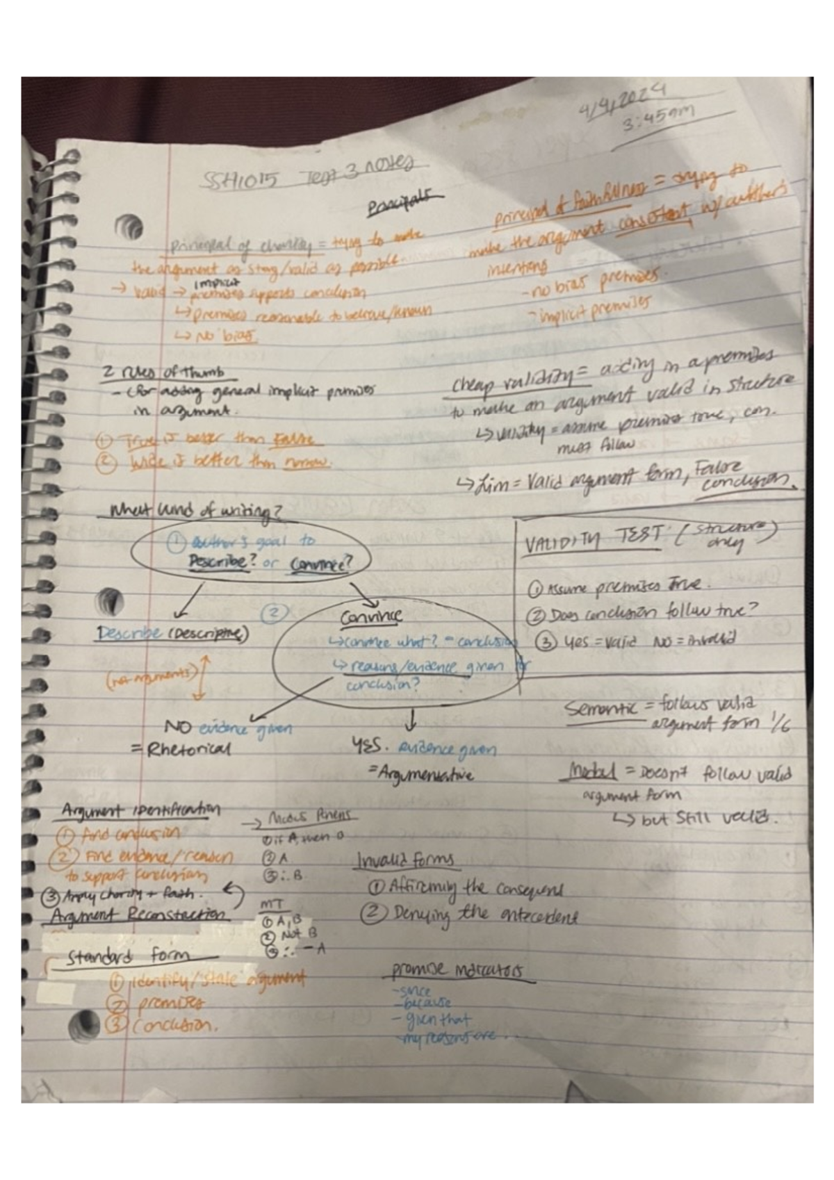Ssh105 test3 review - Summary Critical Thinking - SSH105 - Studocu