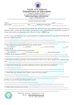 Bow sy 2024-2025 - budget of works - Address: Brgy. Inapoy, Kabankalan ...