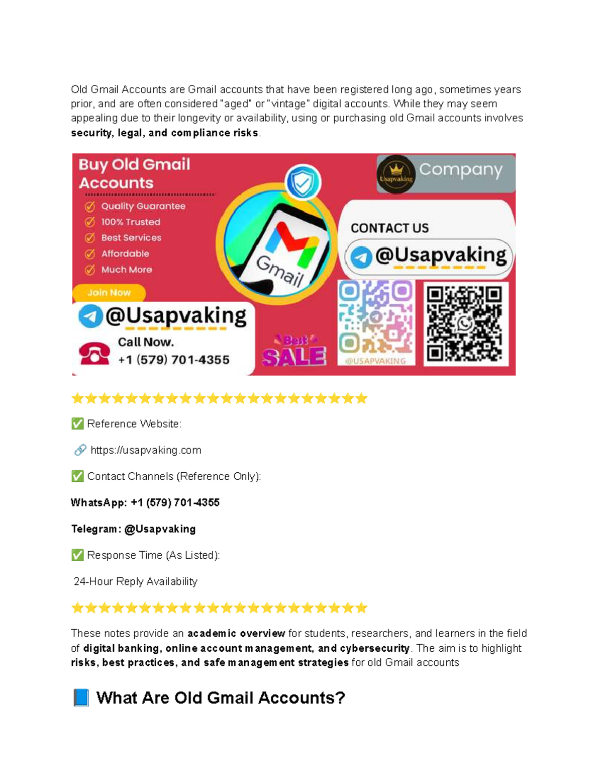 Gmail Account Lifecycle: Risks & Best Practices for Old Accounts - Studocu