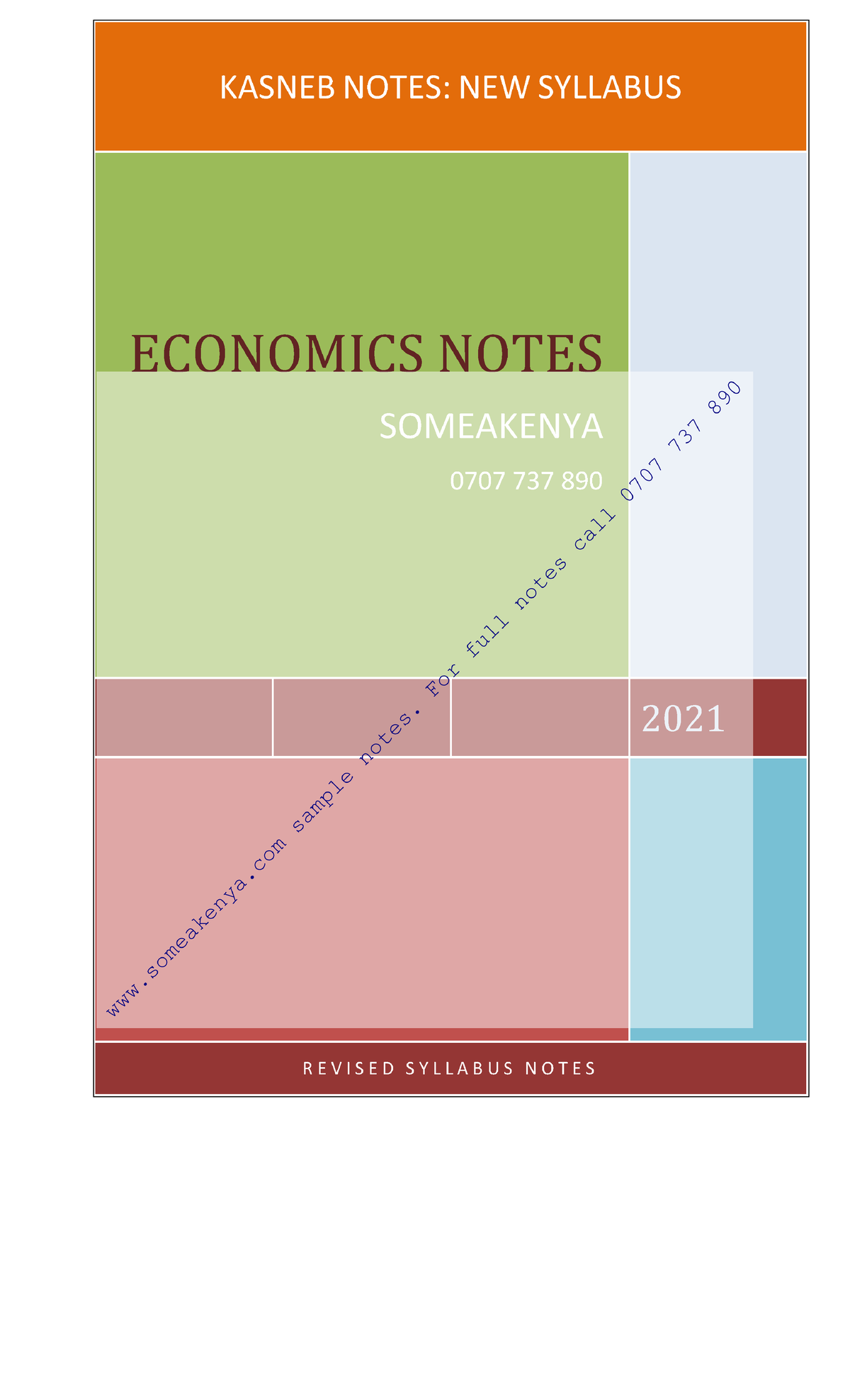 Title: Economic Study Notes for Course Review - Studocu
