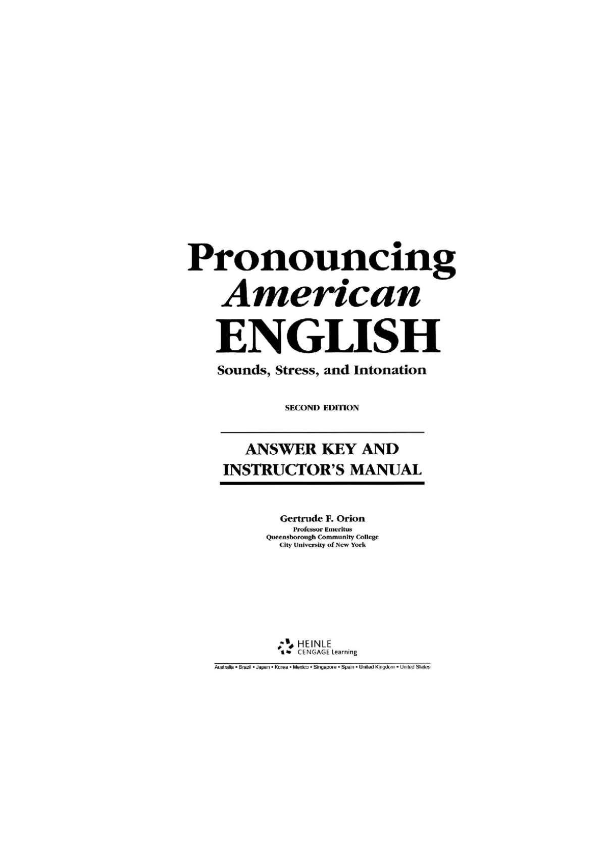 Answer Key Instructors Manual - Summit 1 - Studocu