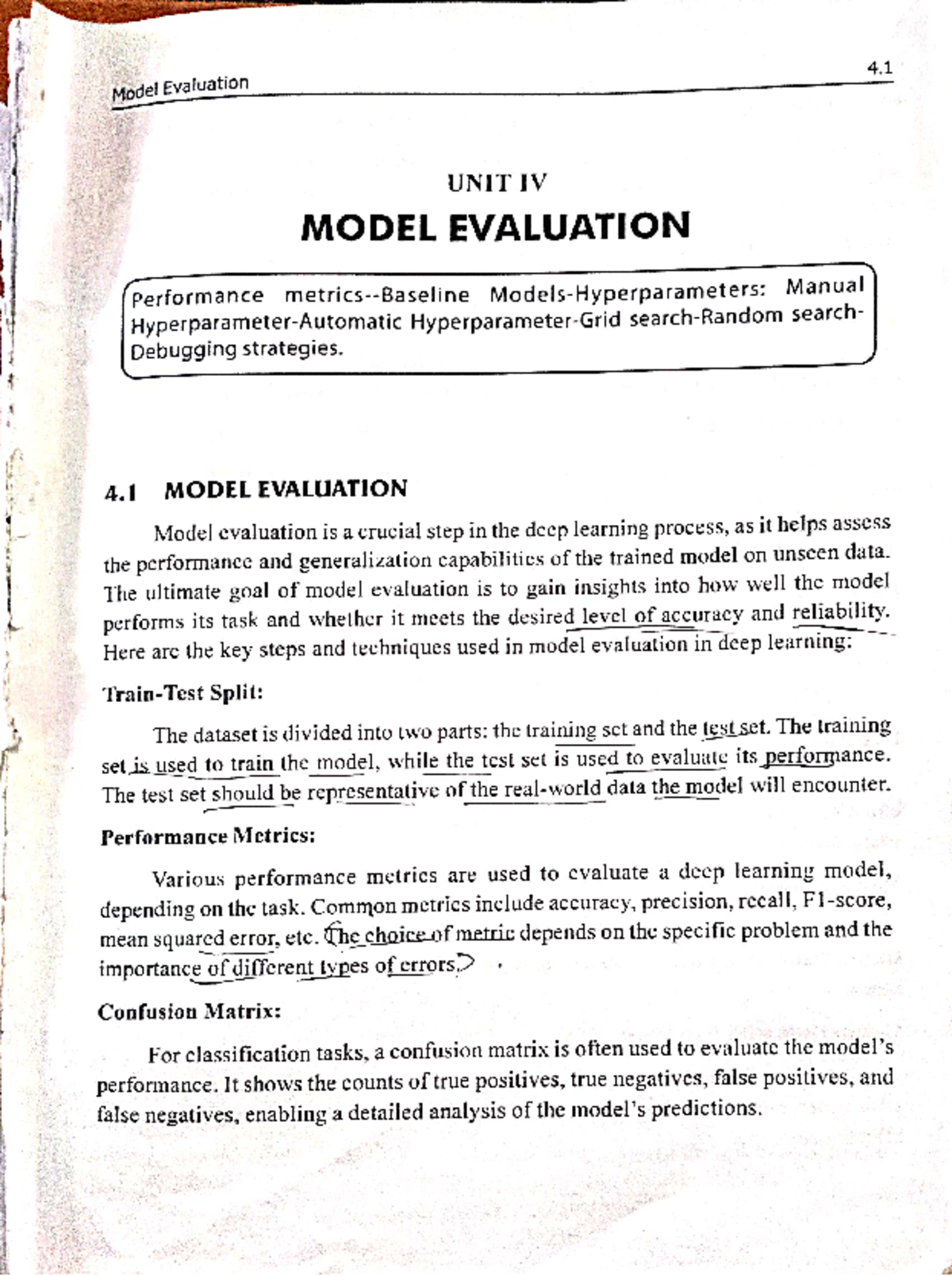 Unit4&5 DL book - this is the notes for the deep learning - 4 Model ...