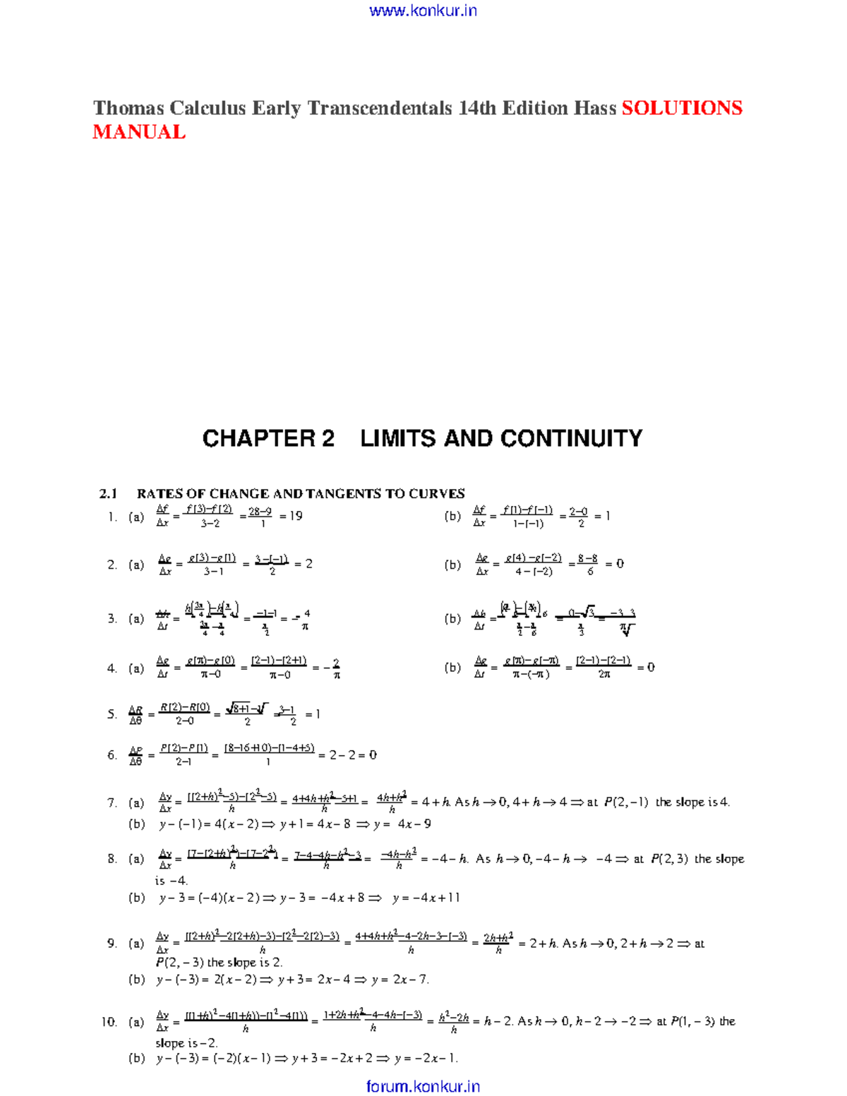 CleoncccThomas’CALCULUS Thomas' Calculus
