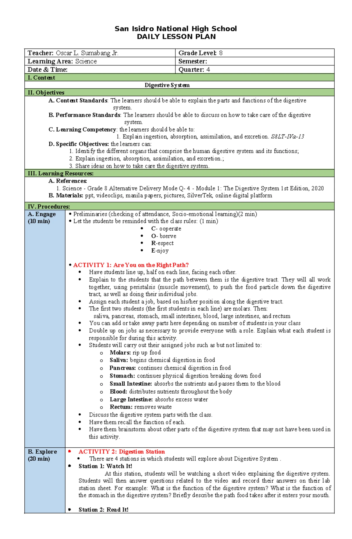 LP - G10 - Connotation & Denotation Lesson Plan - Studocu